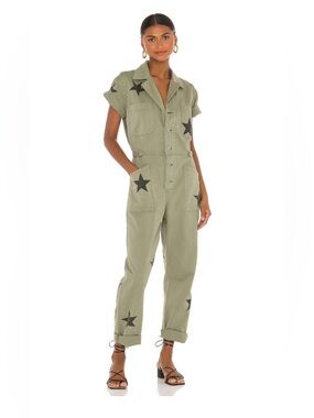 PISTOLA Large Grover Star Print Jumpsuit Orig $200 Excellent Condition